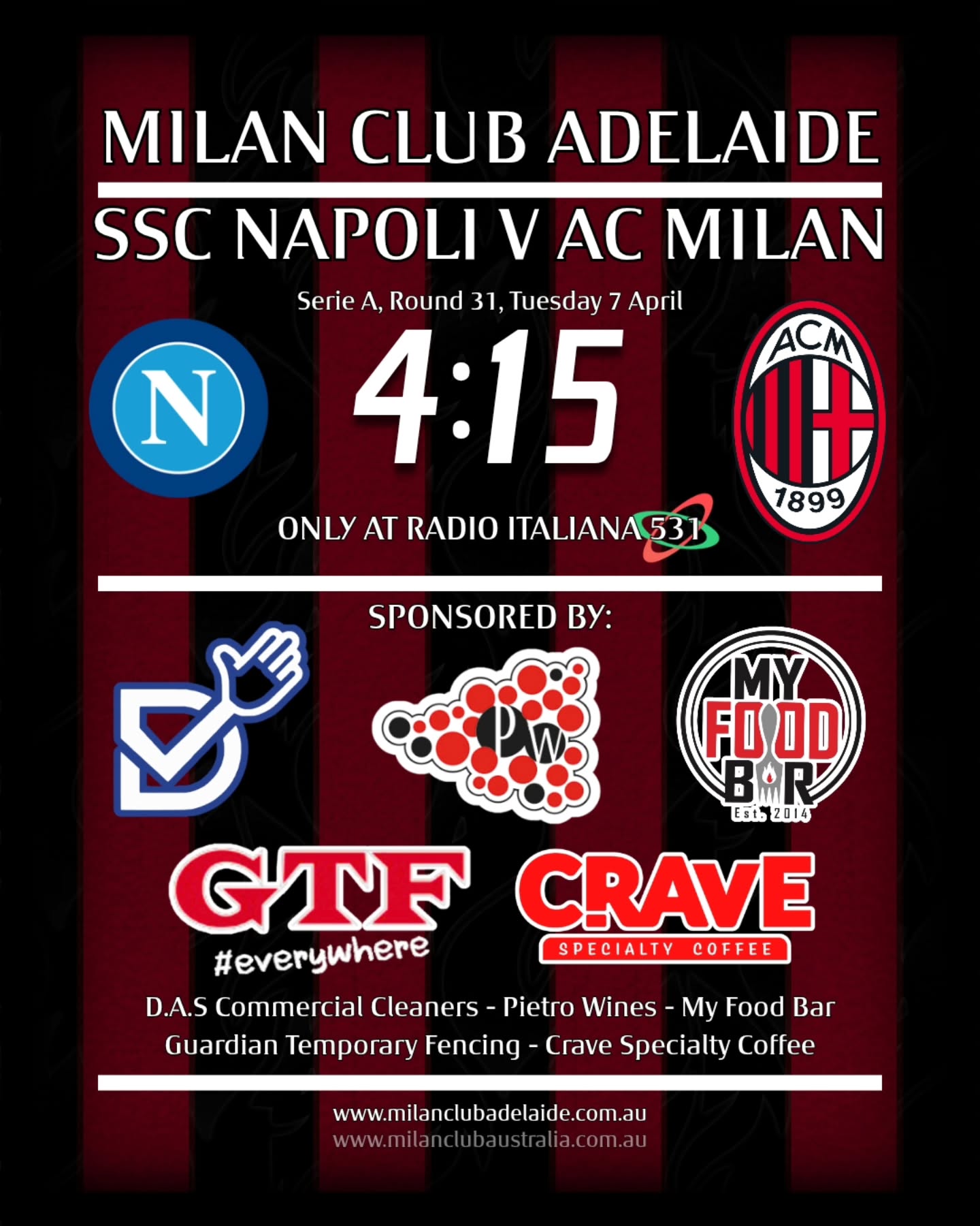 Milan Club Adelaide on Instagram